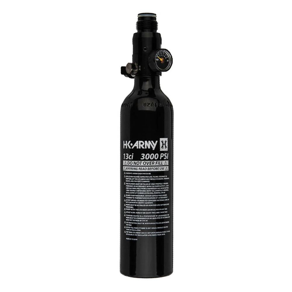 HK Army 13/3000 Aluminum Compressed Air HPA Paintball Tank - Black HK Army