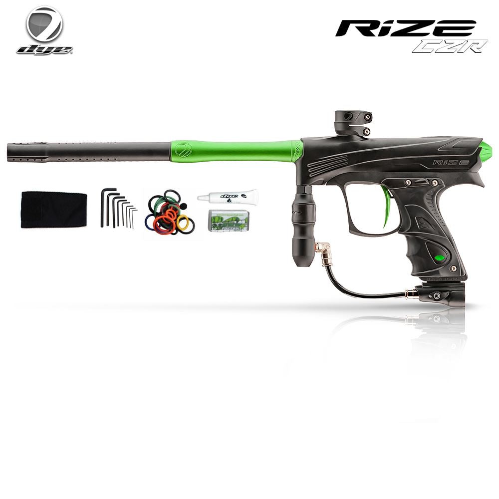 Dye Rize CZR Paintball Gun Marker  - Black/Lime Dye