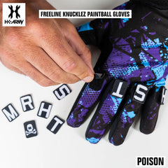 HK Army Freeline Knucklez Paintball Gloves - Poison HK Army