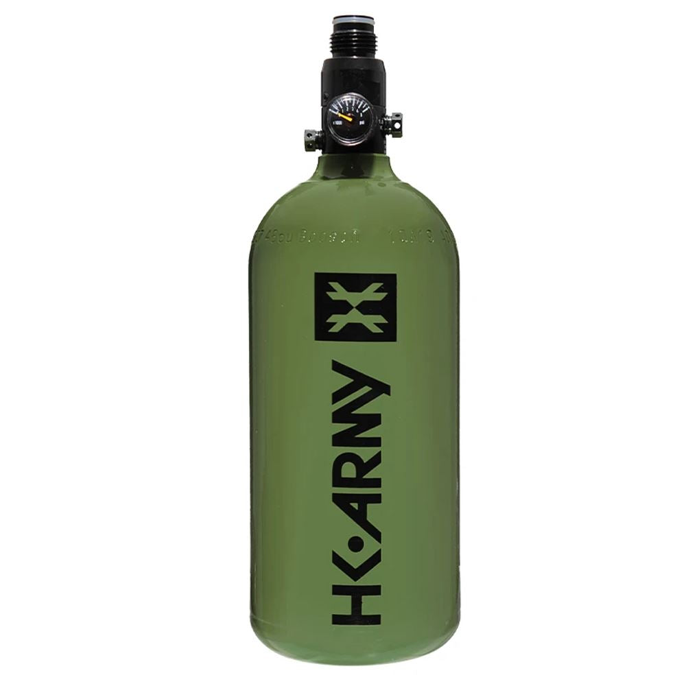 HK Army 48/3000 Aluminum Compressed Air HPA Paintball Tank - Olive HK Army