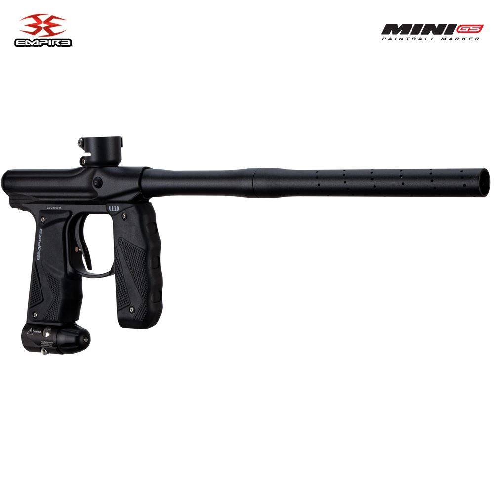 Empire Mini GS Paintball Gun - Dust Tangerine / White - 2pc Barrel Empire