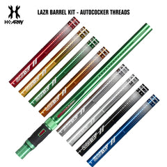 HK Army LAZR Paintball Barrel Kit - Autococker - Dust Green / Colored Inserts HK Army