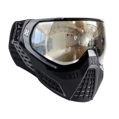 HK Army KLR Thermal Paintball Mask - Platinum Black / Grey-Chrome Lens HK Army