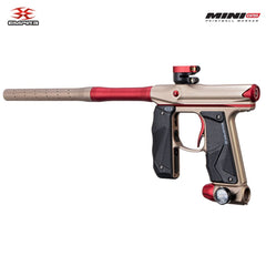 Empire Mini GS Electronic Paintball Gun - Dust Tan / Red 2-pc Barrel Empire