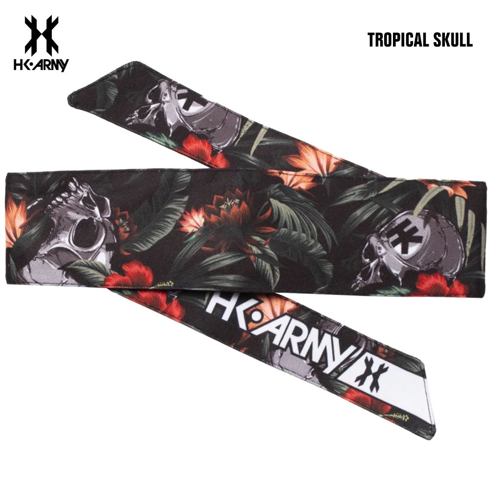 HK Army Paintball Headband - Tropical Skull HK Army