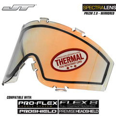 JT Spectra Paintball Mask Dual-Pane Thermal Replacement Lens - Prizm 2.0 Lava JT Paintball