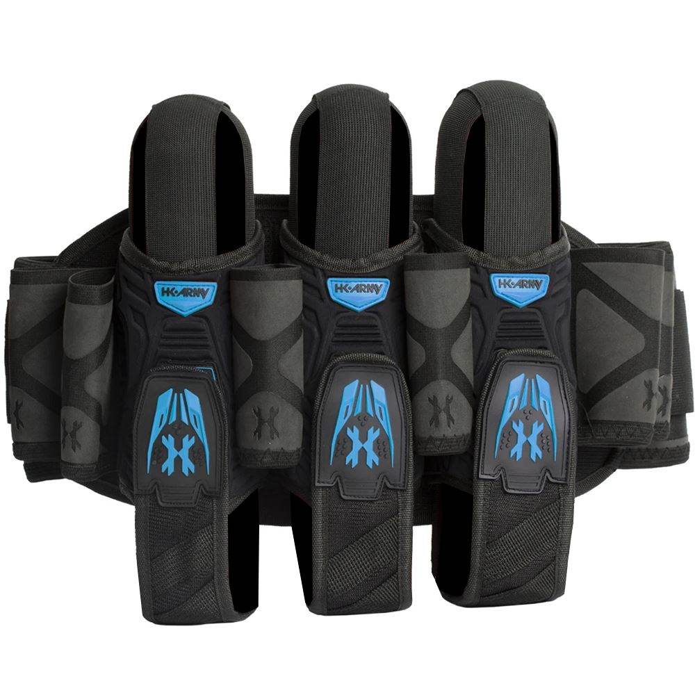 HK Army Magtek Paintball Harness Pod Pack - Black / Blue -3+2 | 4+3 | 5+4 HK Army
