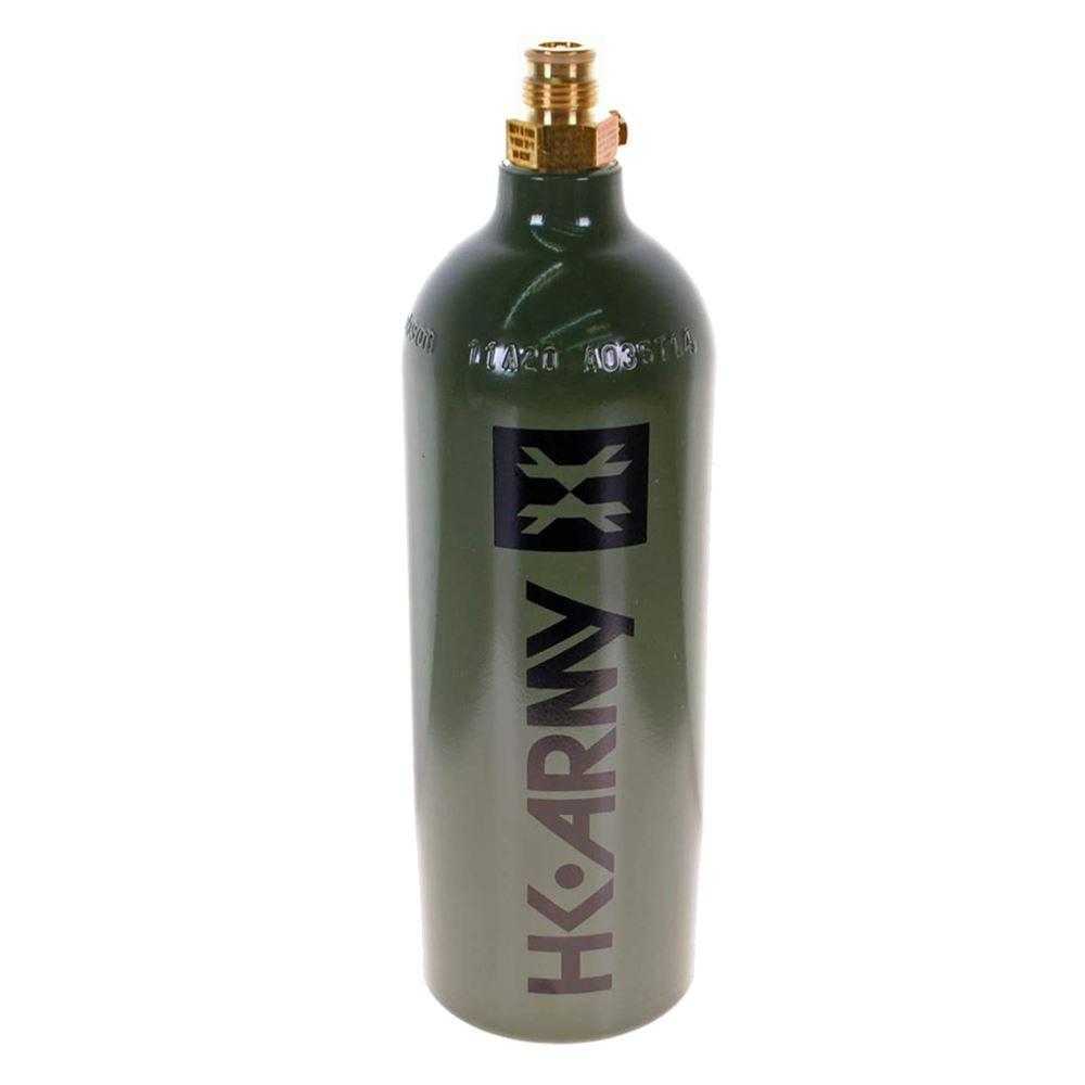HK Army 20oz Aluminum CO2 Paintball Tank - Olive HK Army