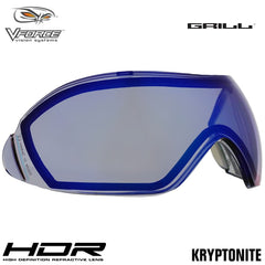 V-Force Grill Paintball Mask Replacement Anti-Fog HDR Thermal Lens - Kryptonite V-Force
