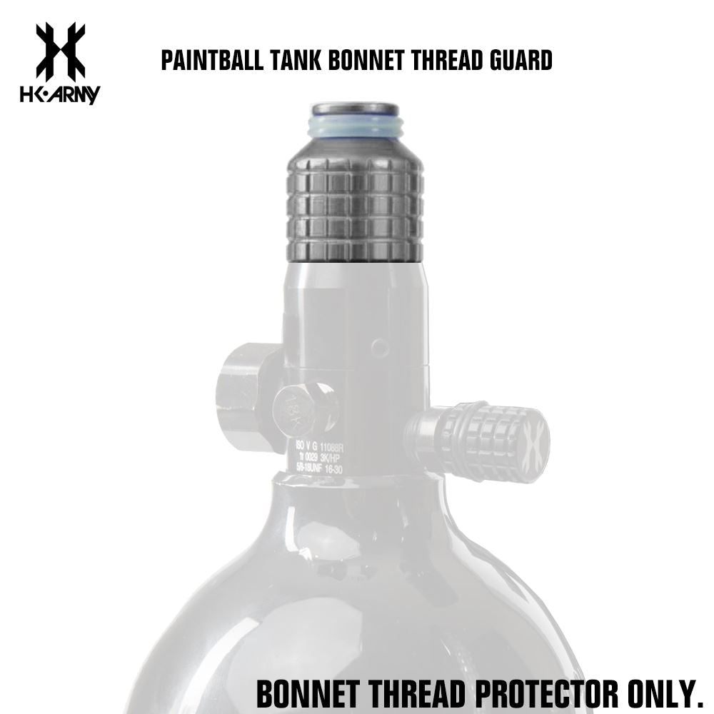 HK Army Tank Thread Guard Protector Blue color, accessory, everyday kit utility, for gear bags, side profile