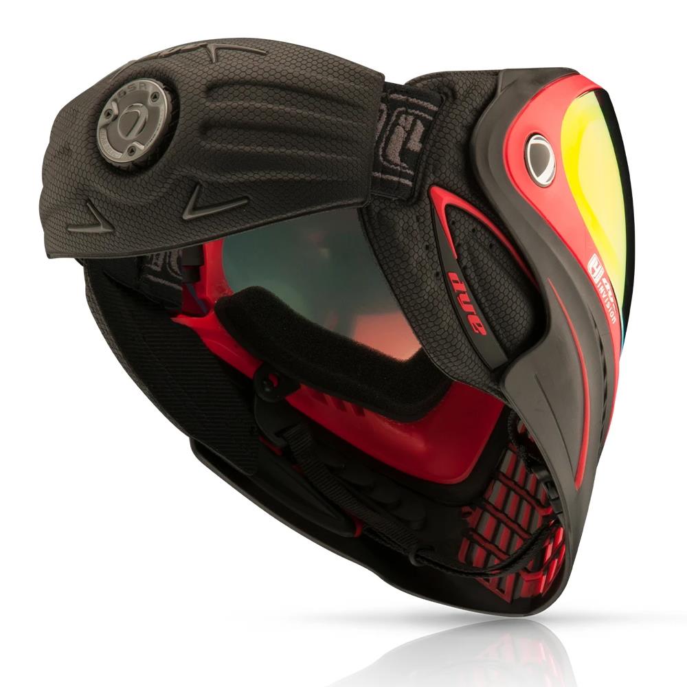Dye I4 PRO Thermal Paintball Mask Goggles - Meltdown (Black/Red) Dye