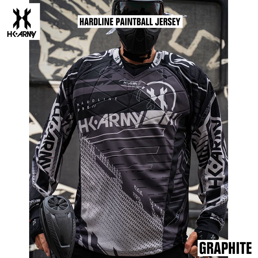 HK Army Hardline Padded Paintball Jersey - Graphite HK Army