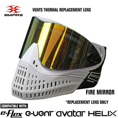 Empire Vents Paintball Mask Goggles Thermal Replacement Lens - Fire Mirror Empire