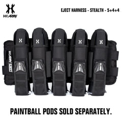 HK Army 3+2 | 4+3 | 5+4 Eject Paintball Harness Pod Pack - Stealth HK Army
