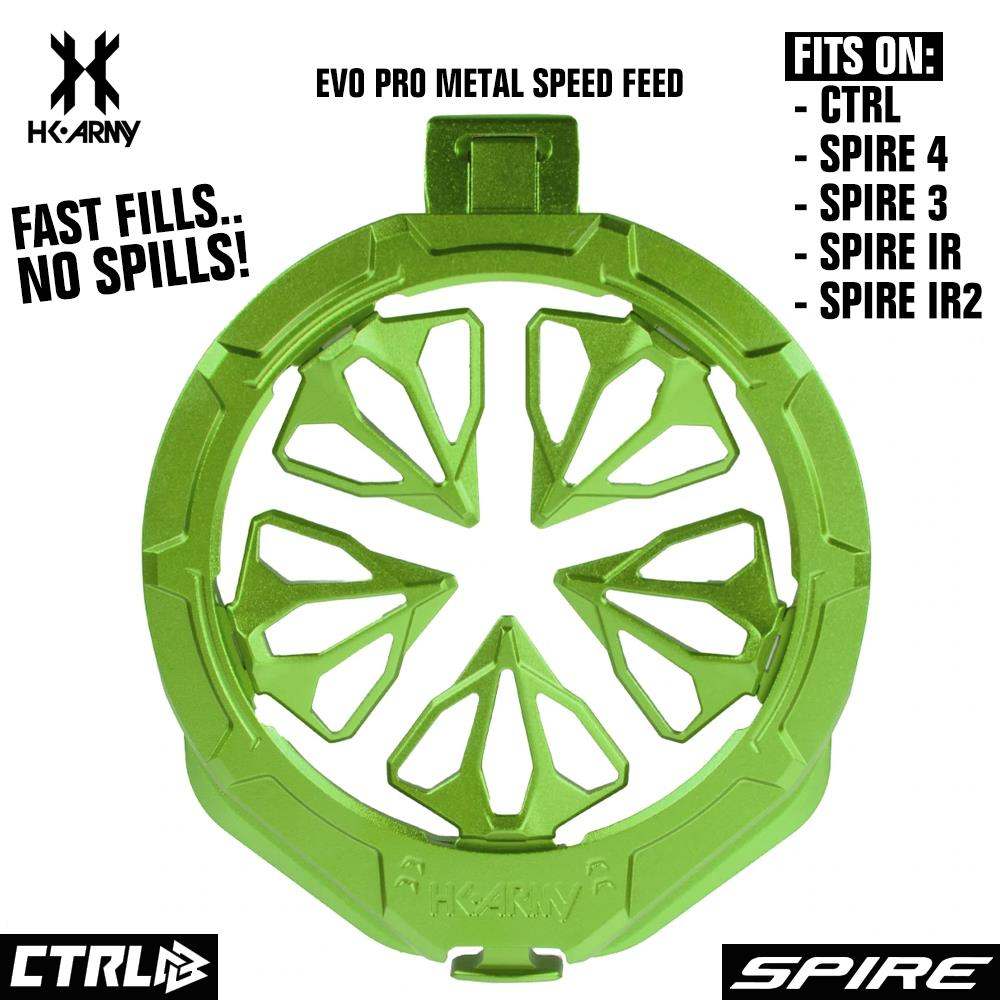 HK Army Evo Pro Metal Speed Feed Paintball Loader Accessory - CTRL, Spire 4, Spire 3, Spire IR, Spire IR2