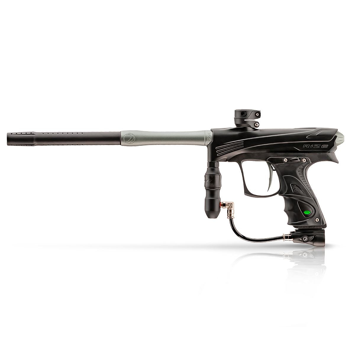 Dye Rize CZR Automatic Paintball Gun Marker  - Black / Grey Dye