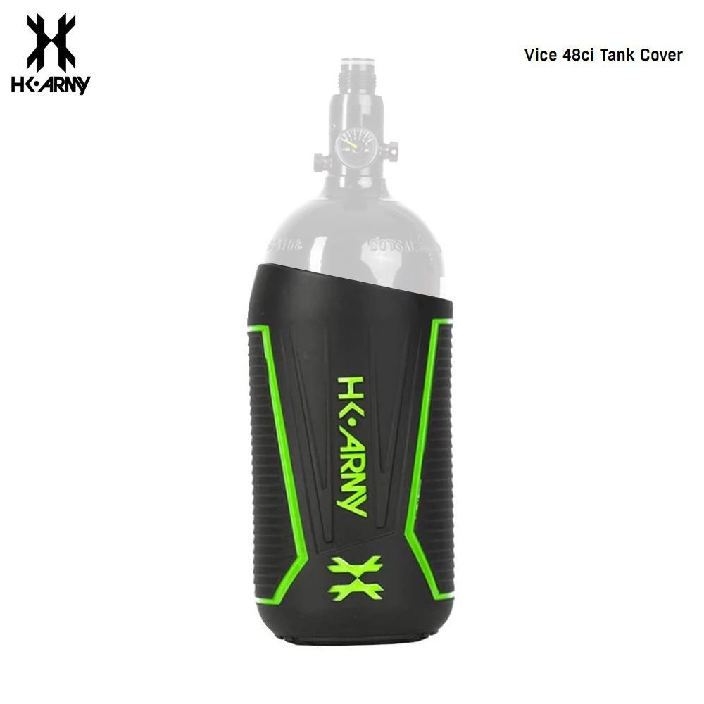 HK Army 48/3000 Vice Paintball Tank Cover - Black/Green HK Army