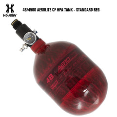 HK Army 48/4500 AEROLITE Compressed Air HPA Paintball Tank - Red HK Army