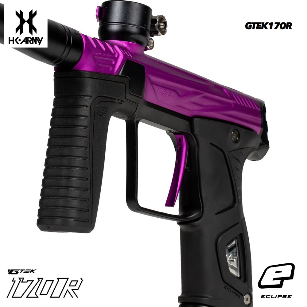 HK Army Custom Designed and Machined Planet Eclipse GTEK 170R Paintball Gun Marker - Poison HK Army