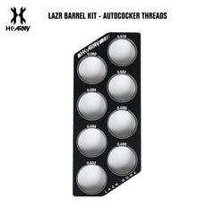 HK Army LAZR Paintball Barrel Kit - Autococker - Dust Red / Black Inserts HK Army