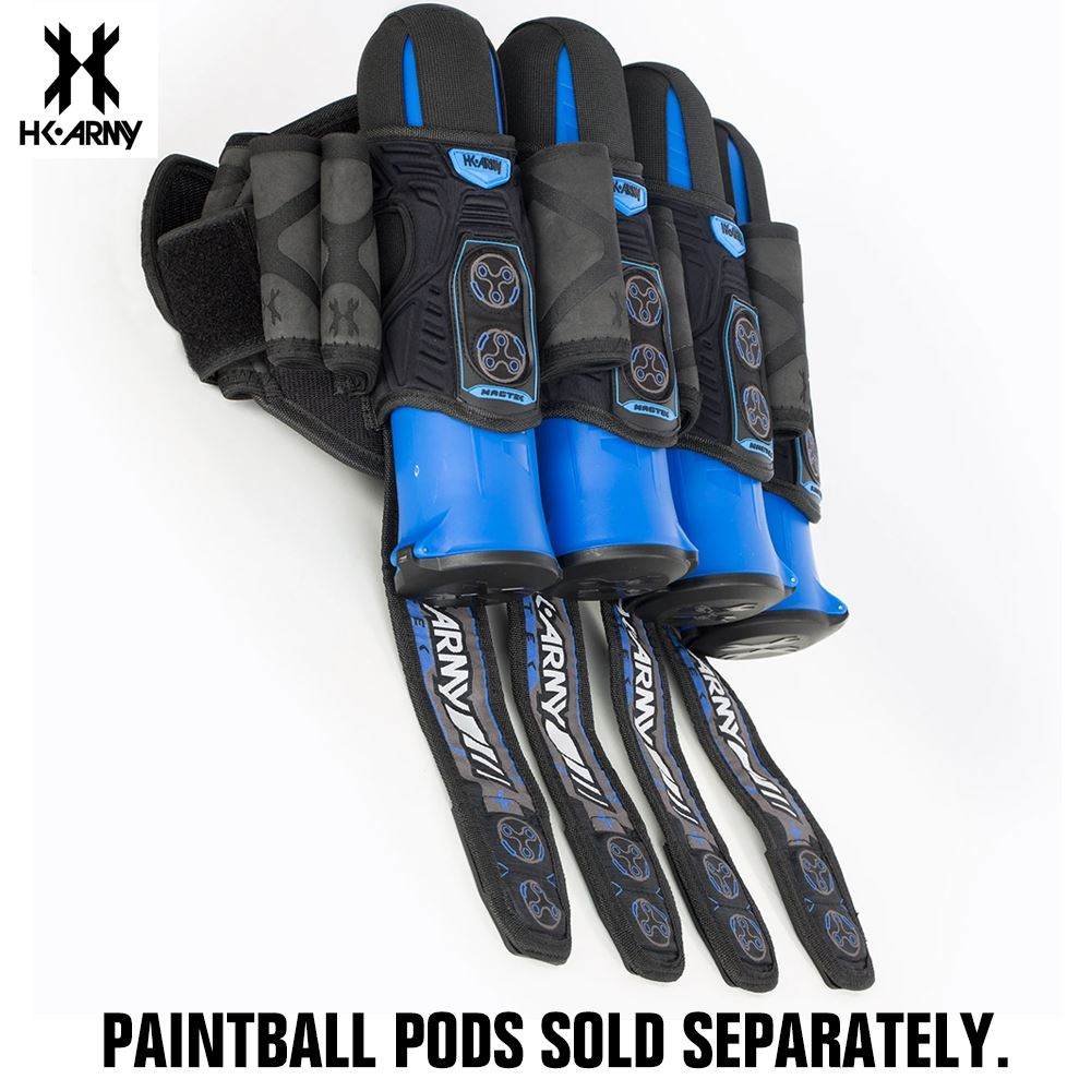 HK Army Magtek Paintball Harness Pod Pack - Black / Blue -3+2 | 4+3 | 5+4 HK Army
