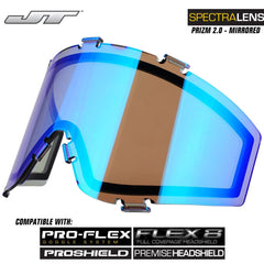 JT Spectra Paintball Mask Dual-Pane Thermal Replacement Lens - Prizm 2.0 Sky JT Paintball