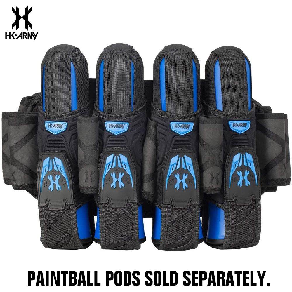 HK Army Magtek Paintball Harness Pod Pack - Black / Blue -3+2 | 4+3 | 5+4 HK Army