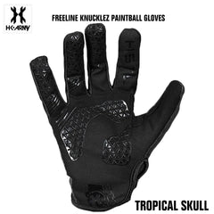 HK Army Freeline Knucklez Paintball Gloves - Tropical Skull HK Army