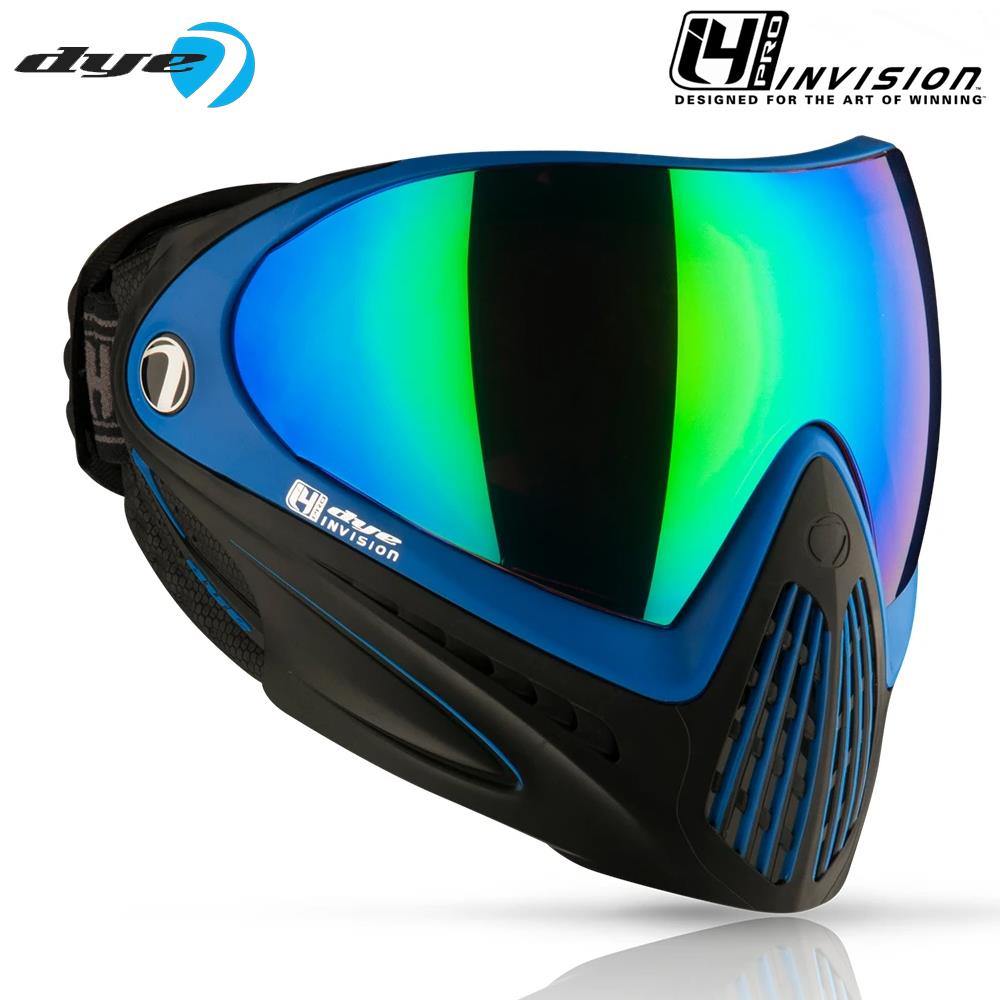 Dye I4 PRO Thermal Paintball Mask Goggles - Seatec (Black/Blue)