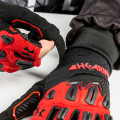 HK Army Hardline Armored Paintball Gloves - Fire HK Army