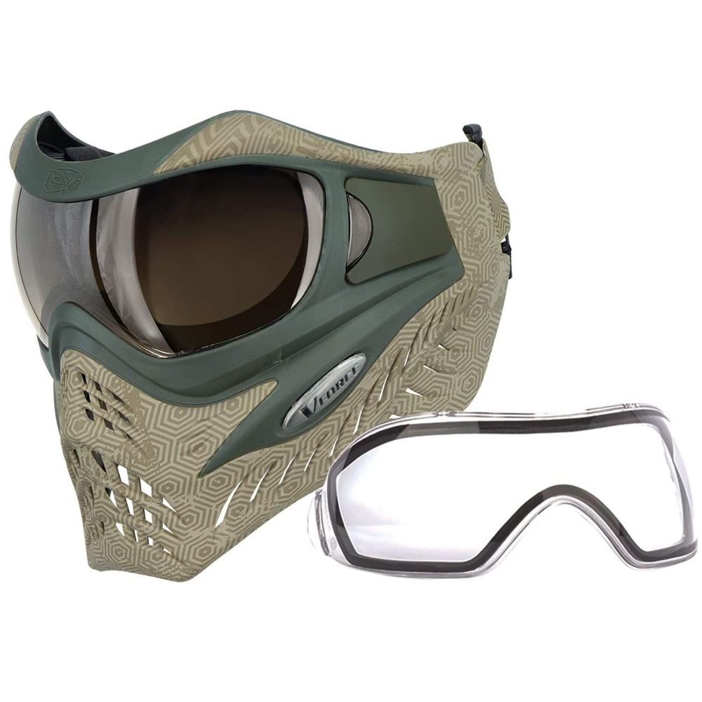 V-Force Grill Thermal Paintball Mask Goggles - SE Hextreme Sand V-Force
