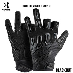 HK Army Hardline Armored Paintball Gloves - Blackout HK Army