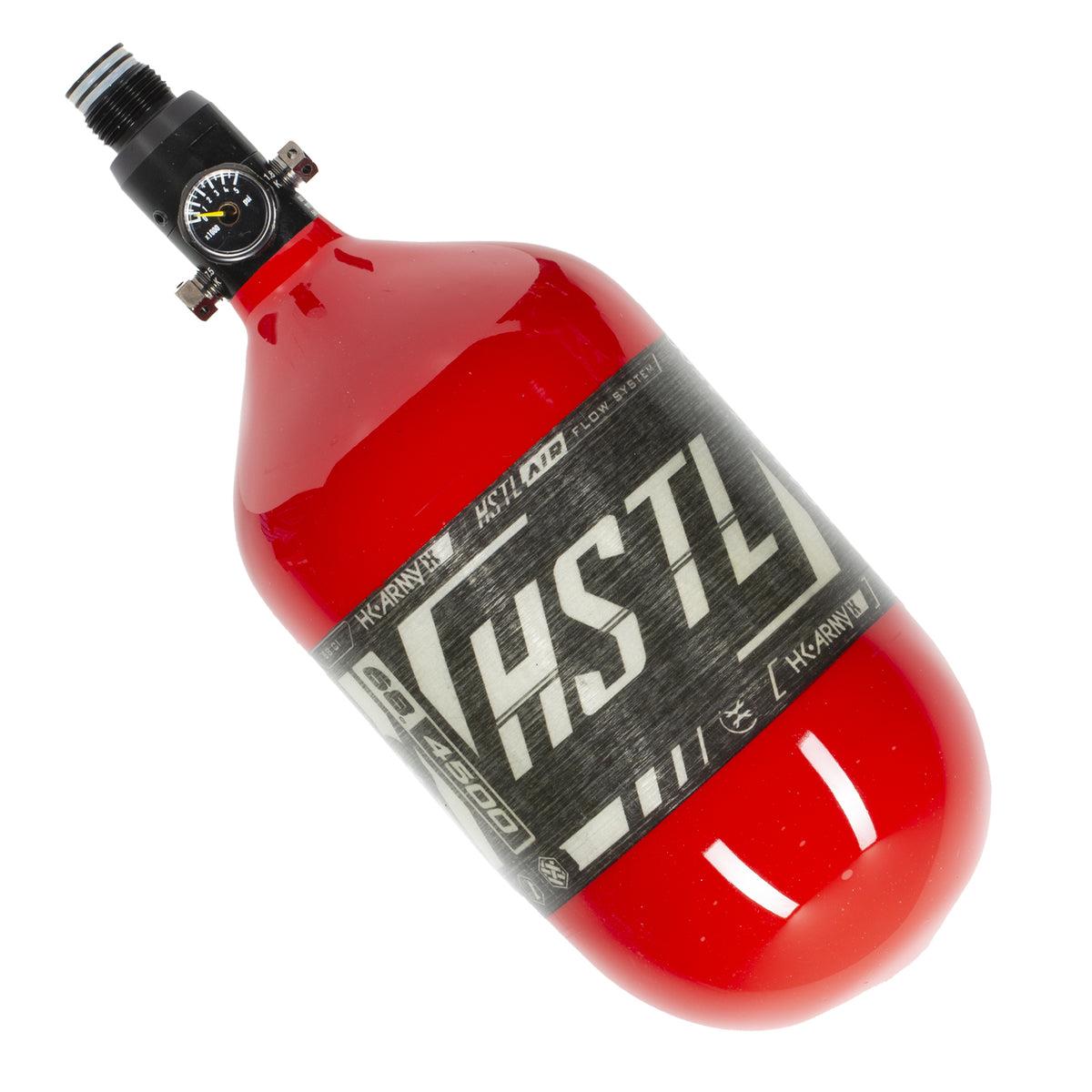 HK Army HSTL 68/4500 Carbon Fiber HPA Compressed Air Paintball Tank System - Standard Reg - Red HK Army