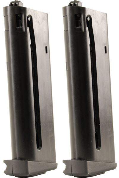 Tippmann TiPX Magazine 2 pack with 7-ball capacity and quick release system for easy reload and use
