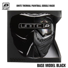 Push Paintball Unite Thermal Paintball Goggle Mask - Base Model Black Push Paintball