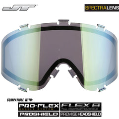 JT Spectra Paintball Mask Dual-Pane Thermal Replacement Lens - Chrome JT Paintball