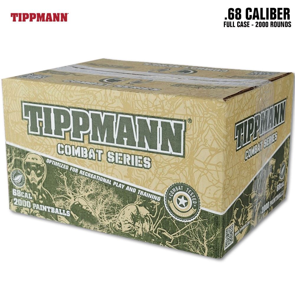 Tippmann Combat .68 Caliber Paintballs - Shell will Vary - Yellow Fill Tippmann