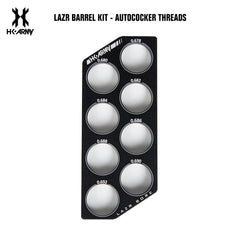 HK Army LAZR Paintball Barrel Kit - Autococker - Polish Black / Colored Inserts HK Army