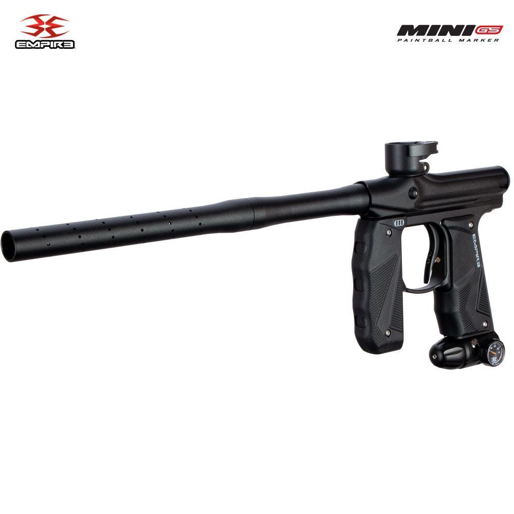 Empire Mini GS Paintball Gun - Dust Tangerine / White - 2pc Barrel Empire