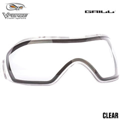 V-Force Grill Paintball Mask Replacement Anti-Fog Thermal Lens - Clear V-Force