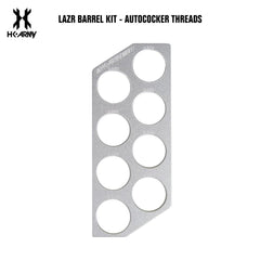 HK Army LAZR Paintball Barrel Kit - Autococker - Dust Silver / Colored Inserts HK Army