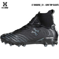 HK Army LT Diggerz_1 Low Top Paintball Cleats - Black/Grey HK Army