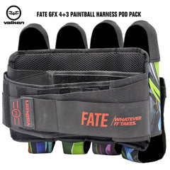 Valken Fate GFX 4+3 Paintball Harness Pod Pack - Graffiti Valken