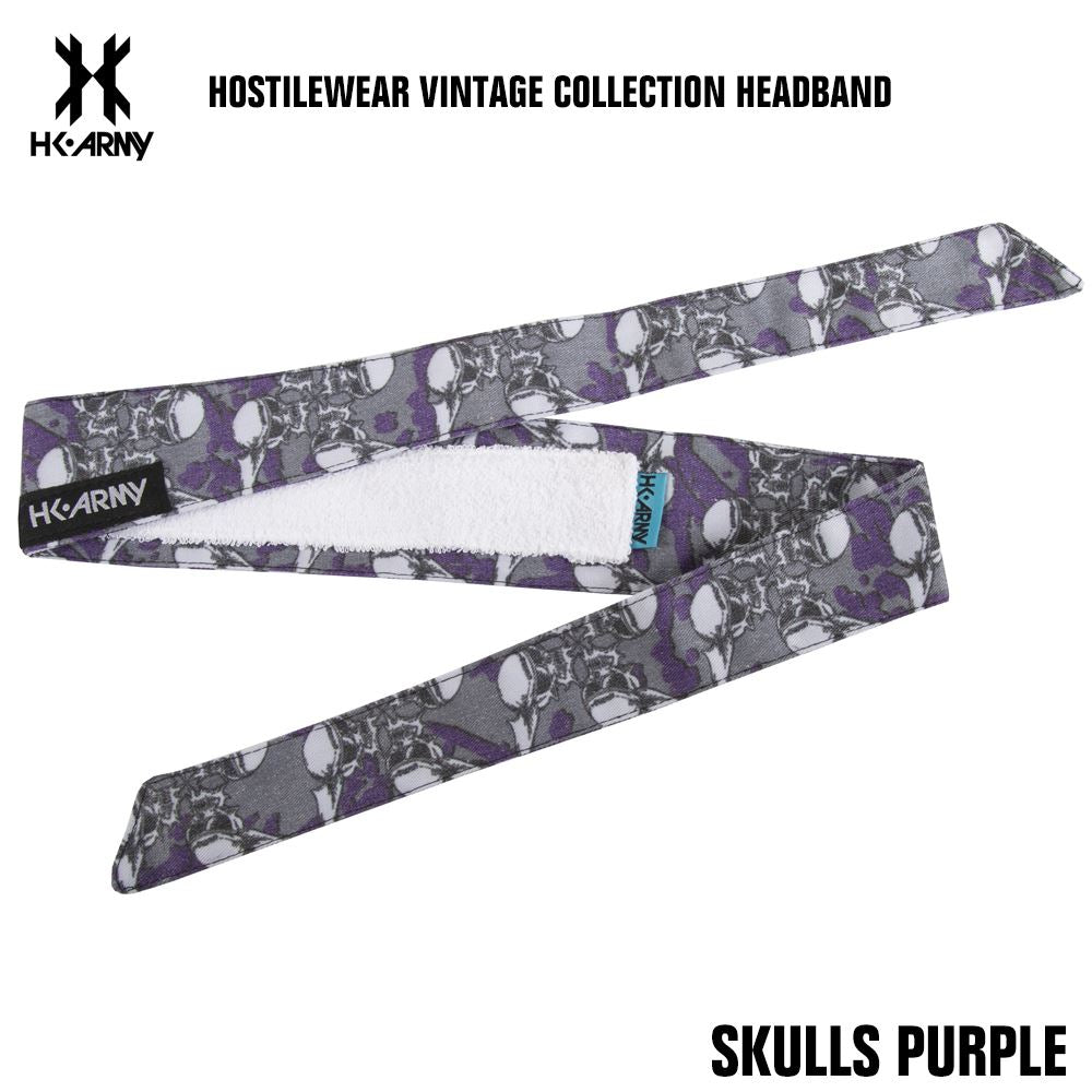 HK Army Paintball Hostilewear Headband - Skulls Purple HK Army