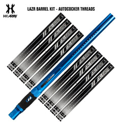 HK Army LAZR Paintball Barrel Kit - Autococker - Dust Blue / Black Inserts HK Army