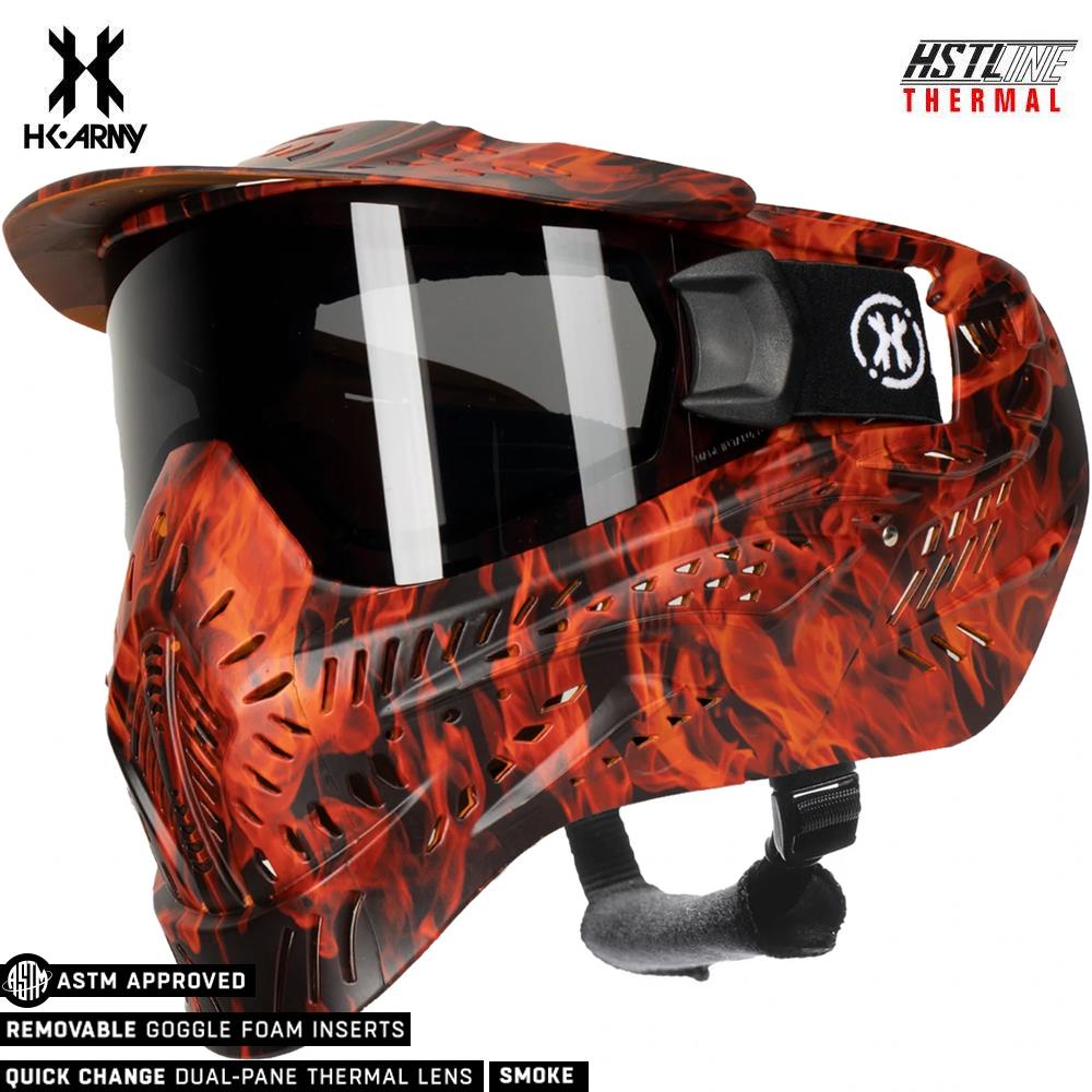 HK Army HSTL Goggle Thermal Dual Paned Paintball Mask - Flame HK Army