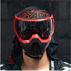 HK Army KLR Thermal Paintball Mask - Blackout Red HK Army