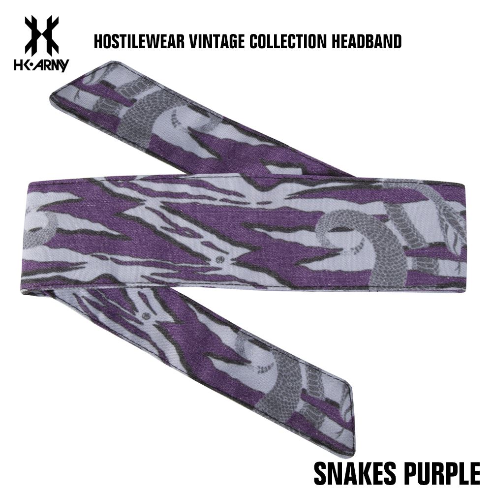HK Army Paintball Hostilewear Headband - Snakes Purple HK Army