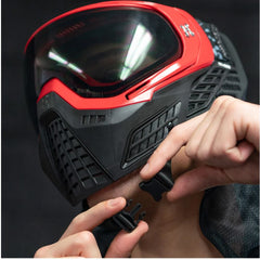 HK Army KLR Thermal Paintball Mask - Blackout Red HK Army