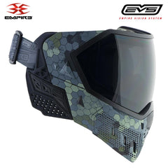 Empire EVS Thermal Paintball Mask - Hex Camo / Black - Ninja & Clear Thermal Lenses Empire